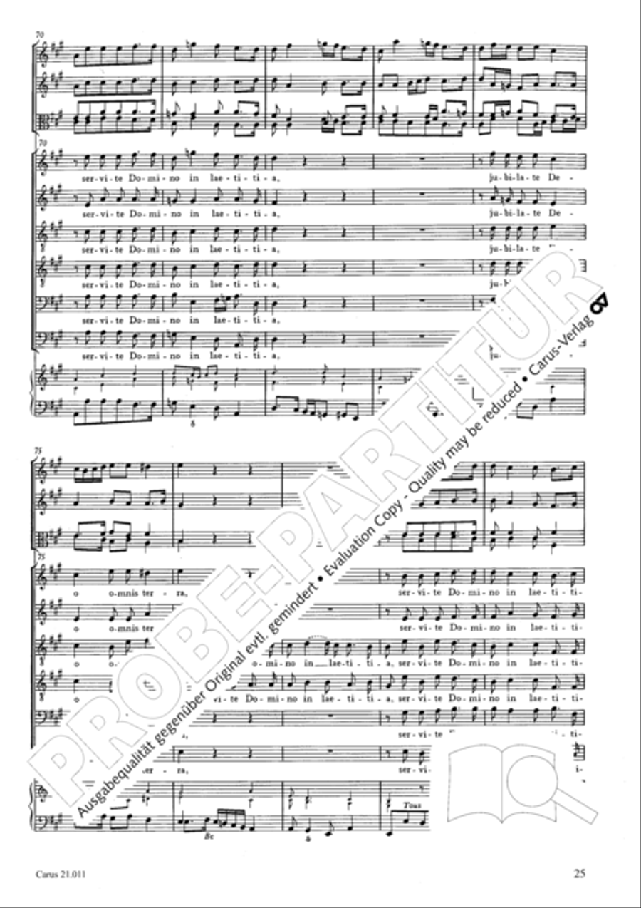 Jubilate Deo Choir scores gallery preview page 26