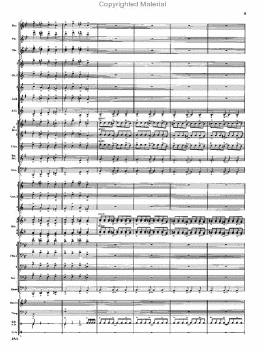 Novena Novena Concert Band scores gallery preview page 9
