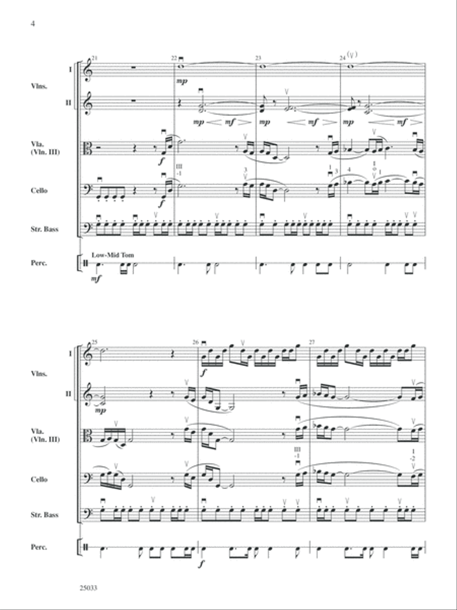 Halo Theme: Score String Orchestra scores gallery preview page 4