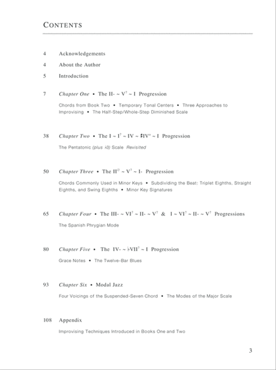 Play Jazz, Blues, & Rock Piano by Ear Book Three Piano Method scores gallery preview page 4