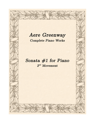 Book cover for Piano Sonata - 2nd Movement