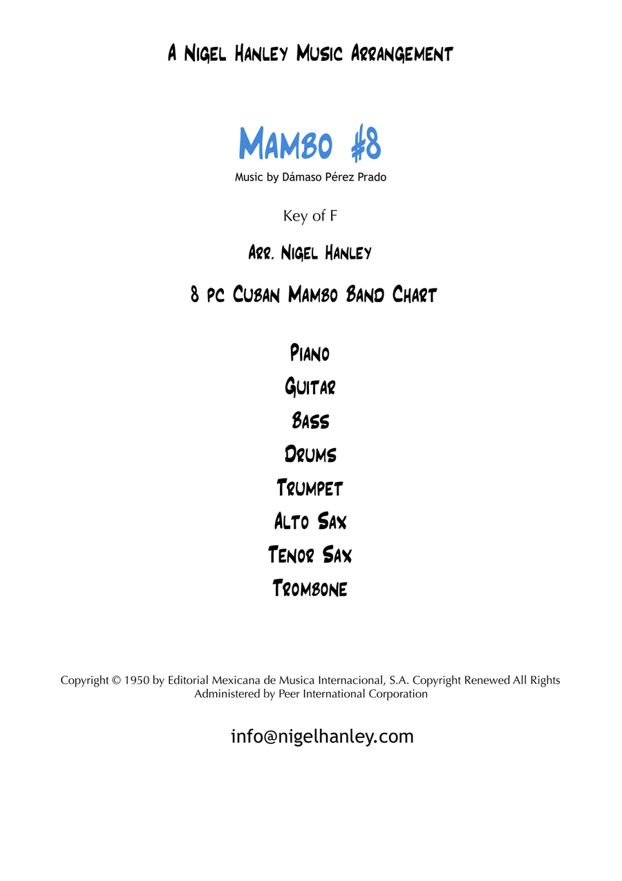 Mambo #8 Jazz Ensemble scores gallery preview page 3