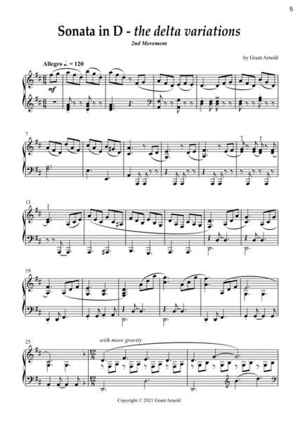 Sonata in D - The Delta Variations (complete)