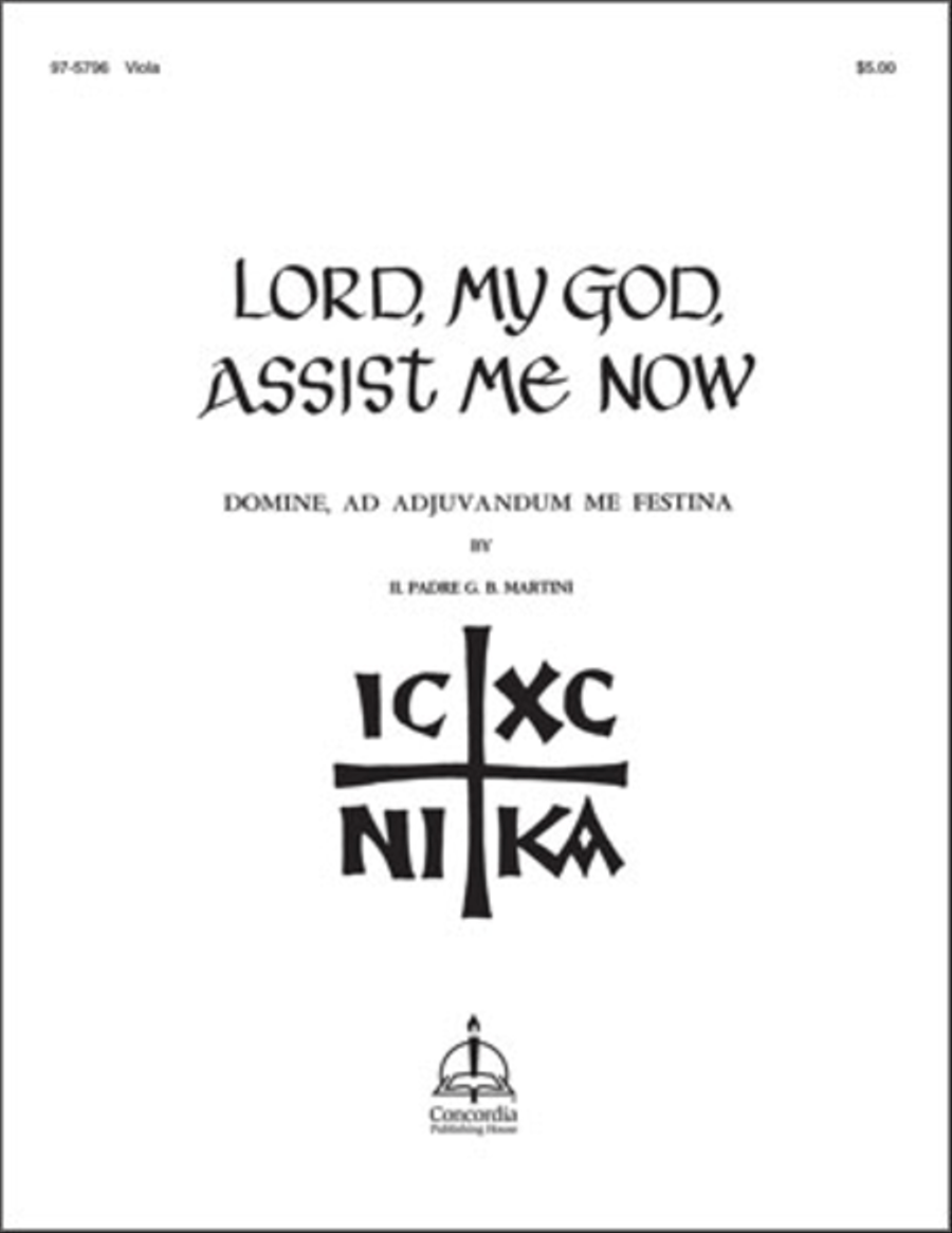 Lord, My God, Assist Me Now / Domine, ad adjuvandum me festina (Viola) Viola scores gallery preview page 1
