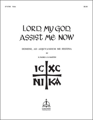 Book cover for Lord, My God, Assist Me Now / Domine, ad adjuvandum me festina (Viola)