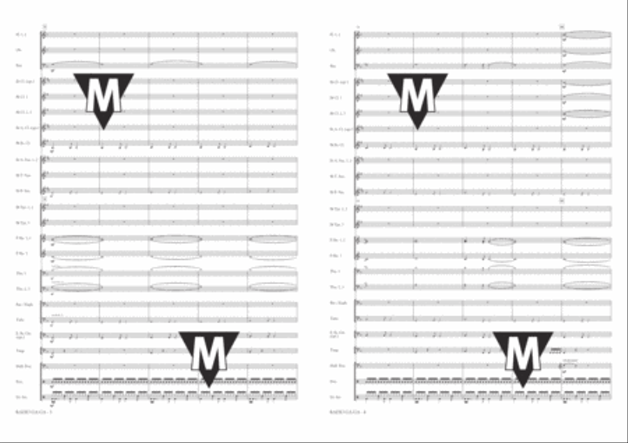 Radio Ga Ga Concert Band scores gallery preview page 3