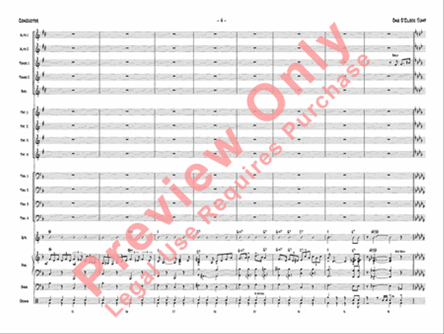 One O'Clock Jump Jazz Ensemble scores gallery preview page 7