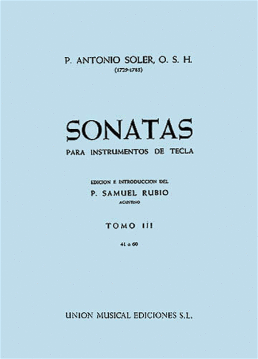 Sonatas – Volume Three: Nos. 41-60 Piano Solo scores gallery preview page 1