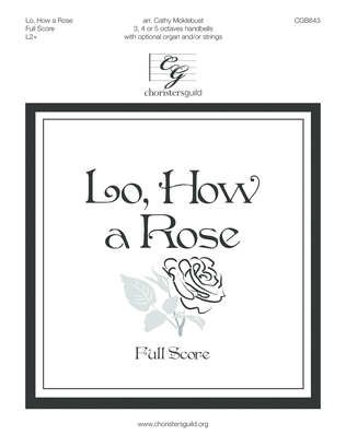 Lo, How a Rose - Full Score