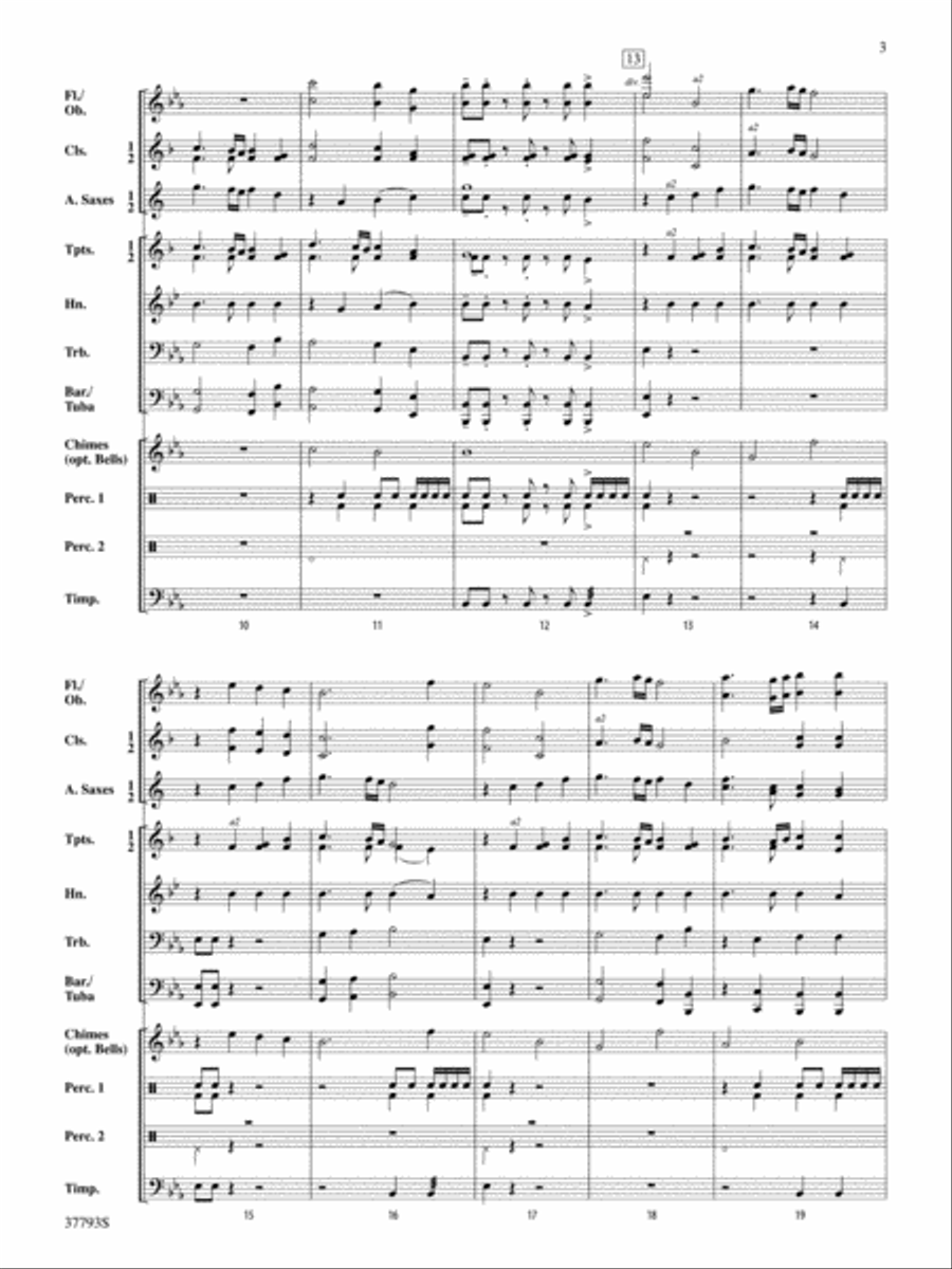 Call to Valor: Score Call to Valor: Score Concert Band scores gallery preview page 3