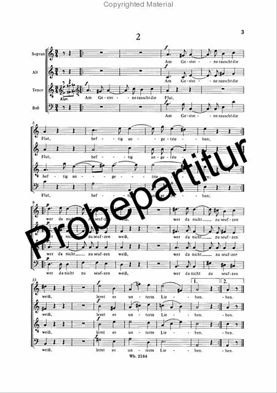 Love Songs Op. 52 4-Part scores gallery preview page 4
