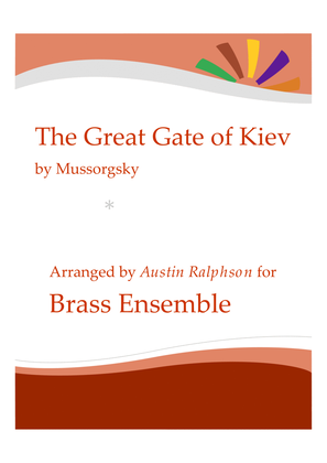 Book cover for The Great Gate of Kiev from ’Pictures’ - brass ensemble