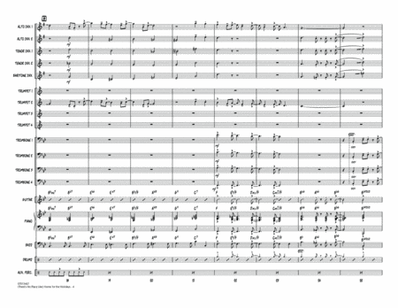 (There's No Place Like) Home for the Holidays (arr. John Wasson) - Conductor Score (Full Score)