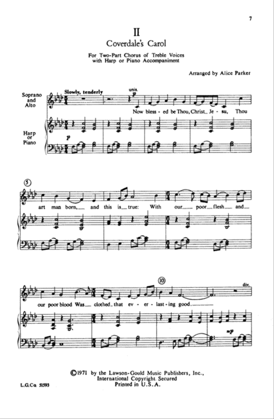 Three Christmas Carols Choir scores gallery preview page 5