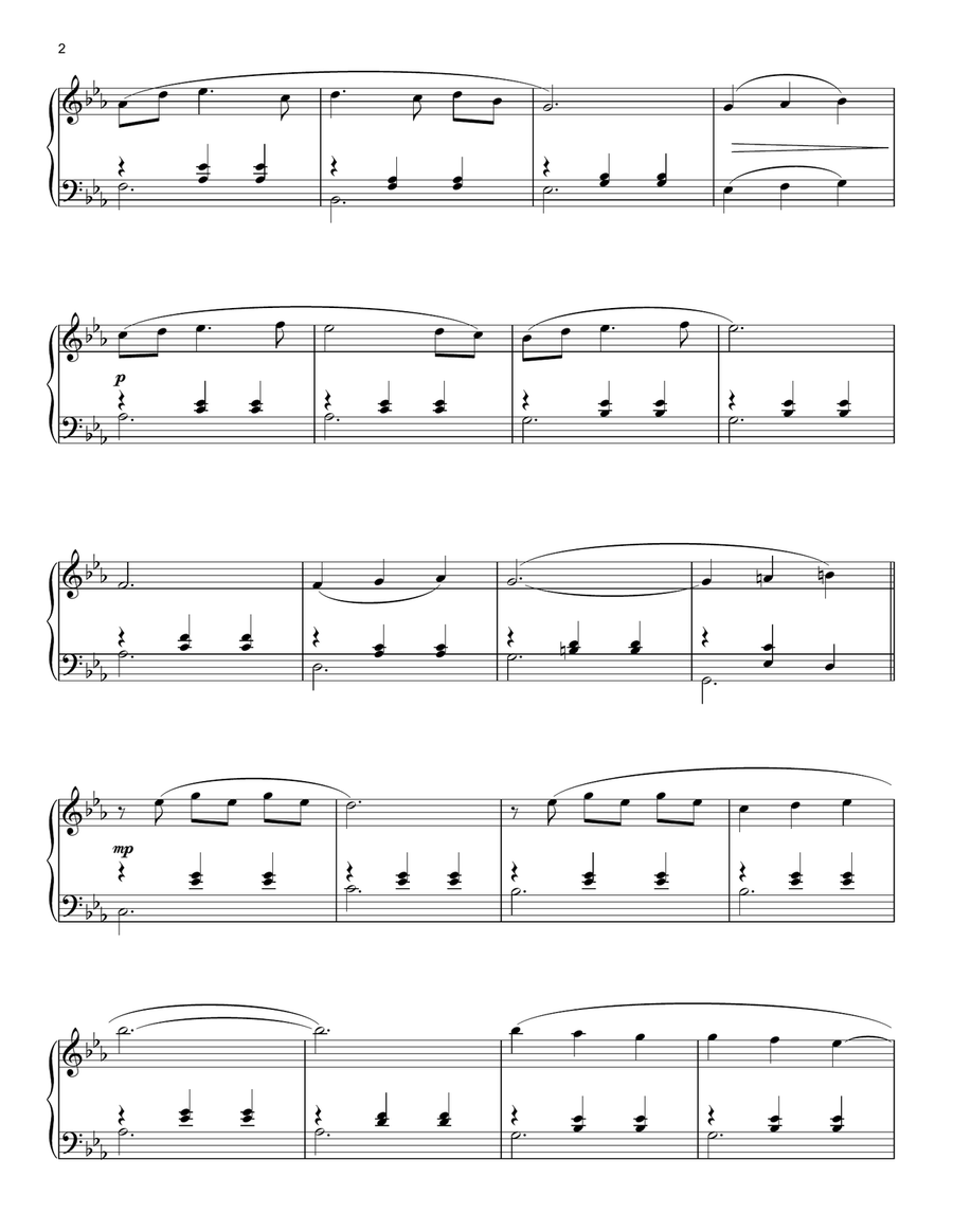 Wishing Piano Solo scores gallery preview page 2
