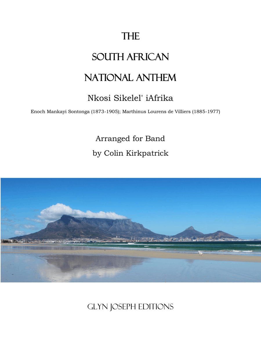 South African National Anthem: Nkosi Sikelel' iAfrika Concert Band scores gallery preview page 1