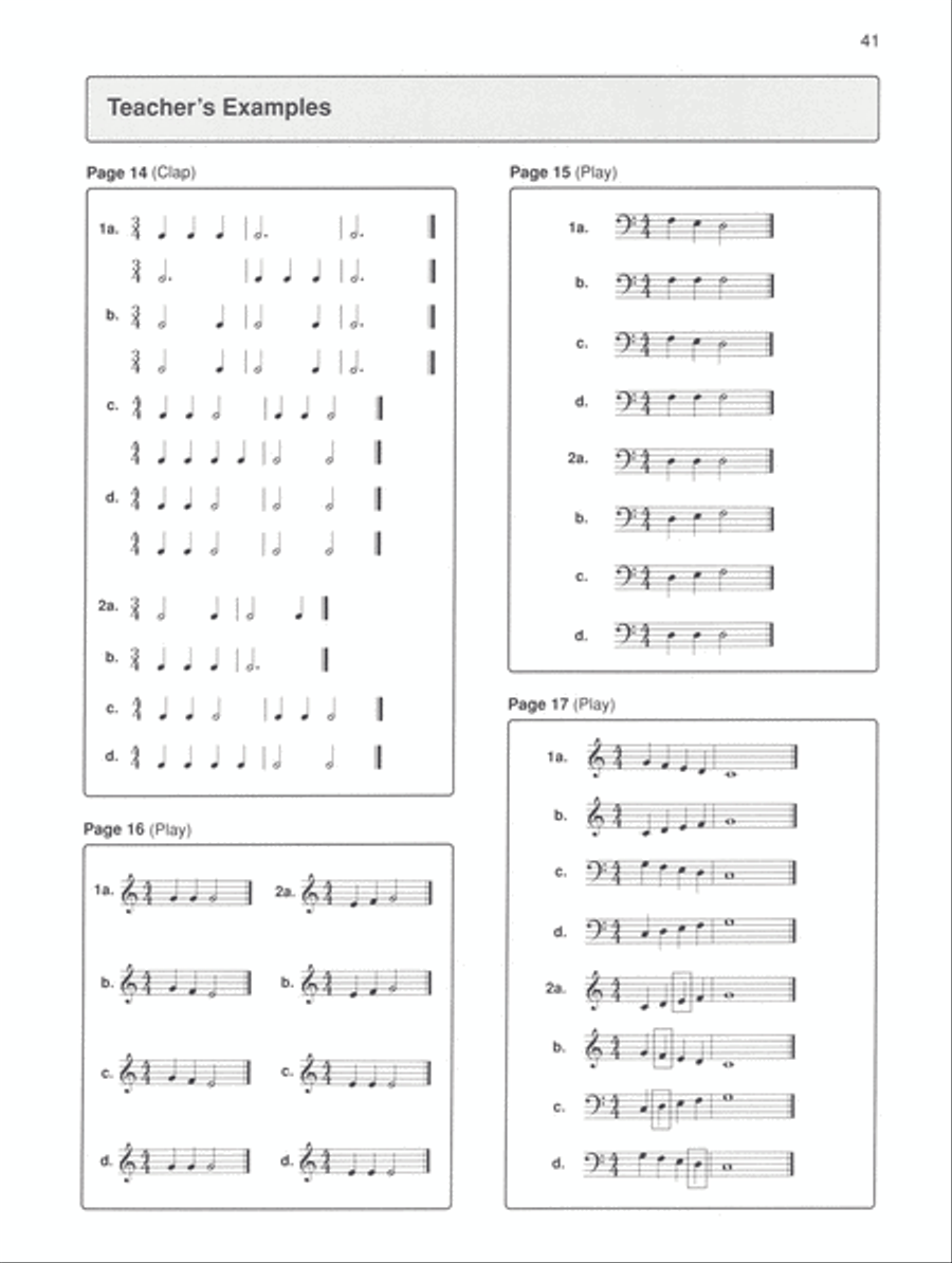 Alfred's Basic Piano Course Ear Training, Level 1A Piano Method scores gallery preview page 3