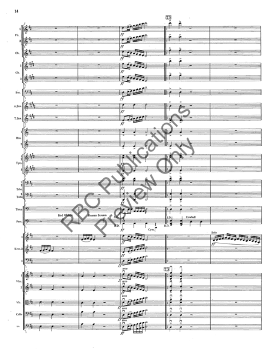 Concerto Gross Orchestra Full Orchestra scores gallery preview page 15