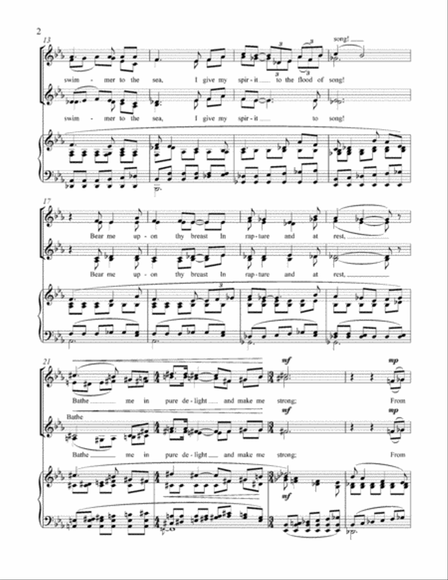 To Music SSAA scores gallery preview page 3