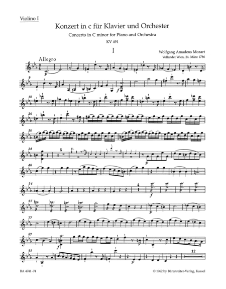 Concerto in C minor for Piano and Orchestra