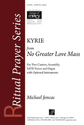 Book cover for Kyrie from "No Greater Love Mass"