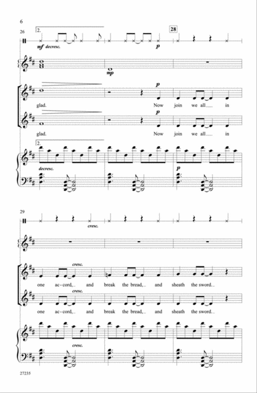 A Welsh Noel A Welsh Noel 2-Part scores gallery preview page 5