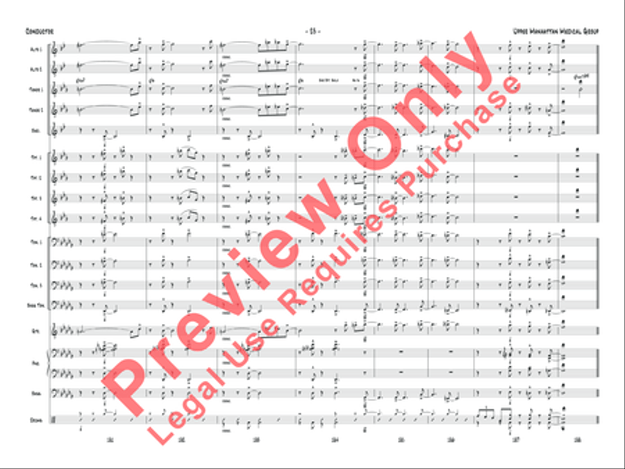 Upper Manhattan Medical Group Jazz Ensemble scores gallery preview page 24