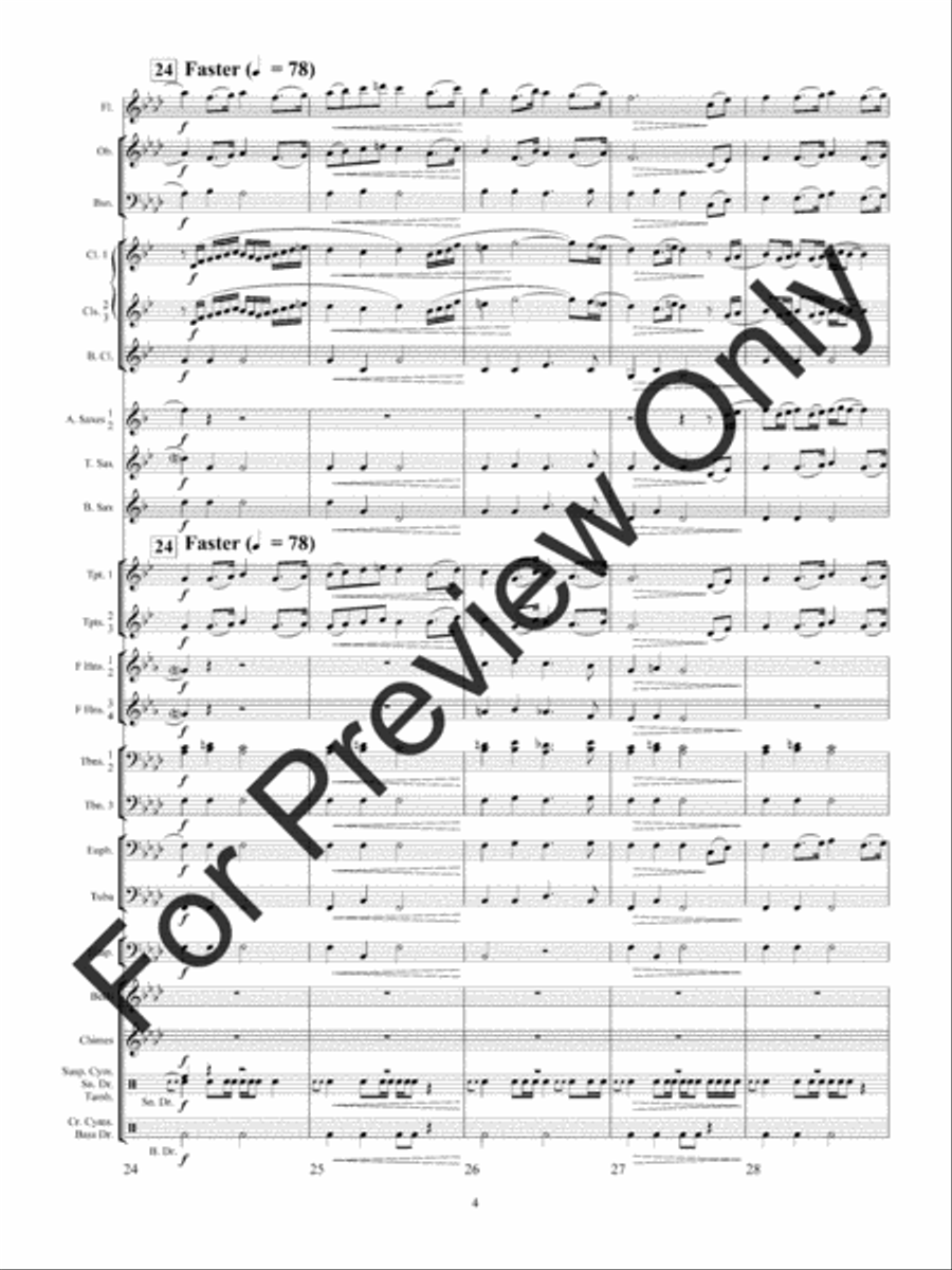 Celtic Song and Celebration Concert Band scores gallery preview page 7