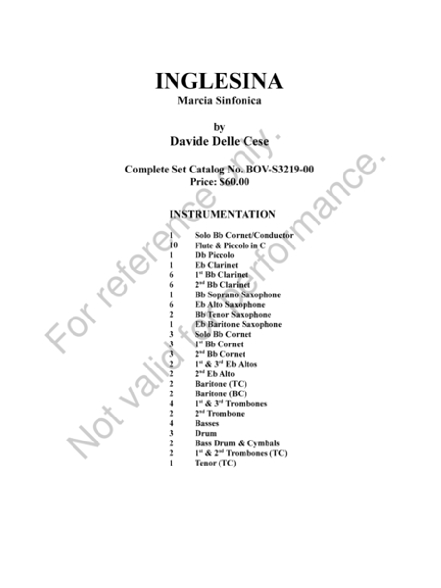 Inglesina Inglesina Concert Band scores gallery preview page 2