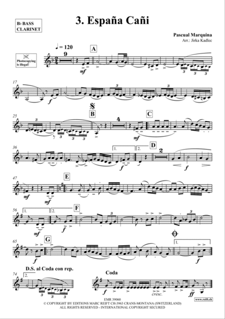 12 Greatest Dance Party Hits Bass Clarinet scores gallery preview page 4