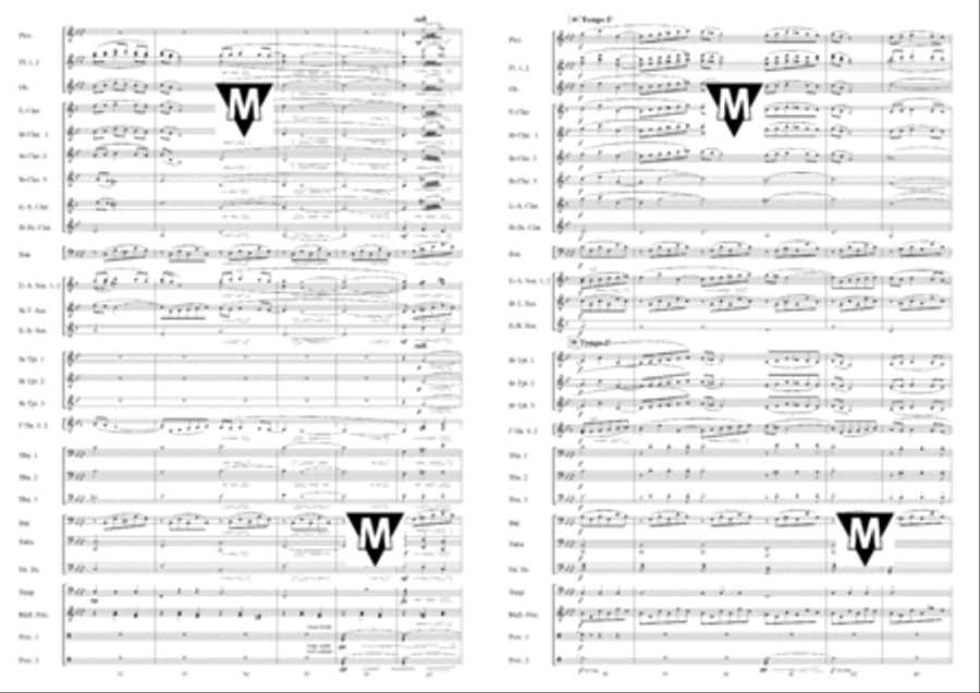 Piccola Suite Italiana Concert Band scores gallery preview page 13