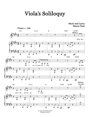 Viola's Soliloquy (from Twelfth Night)