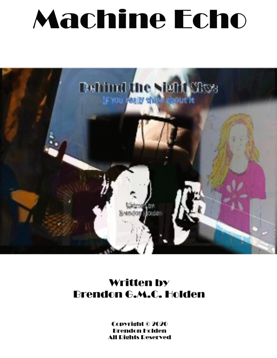 Machine Echo Piano, Vocal, Guitar scores gallery preview page 1