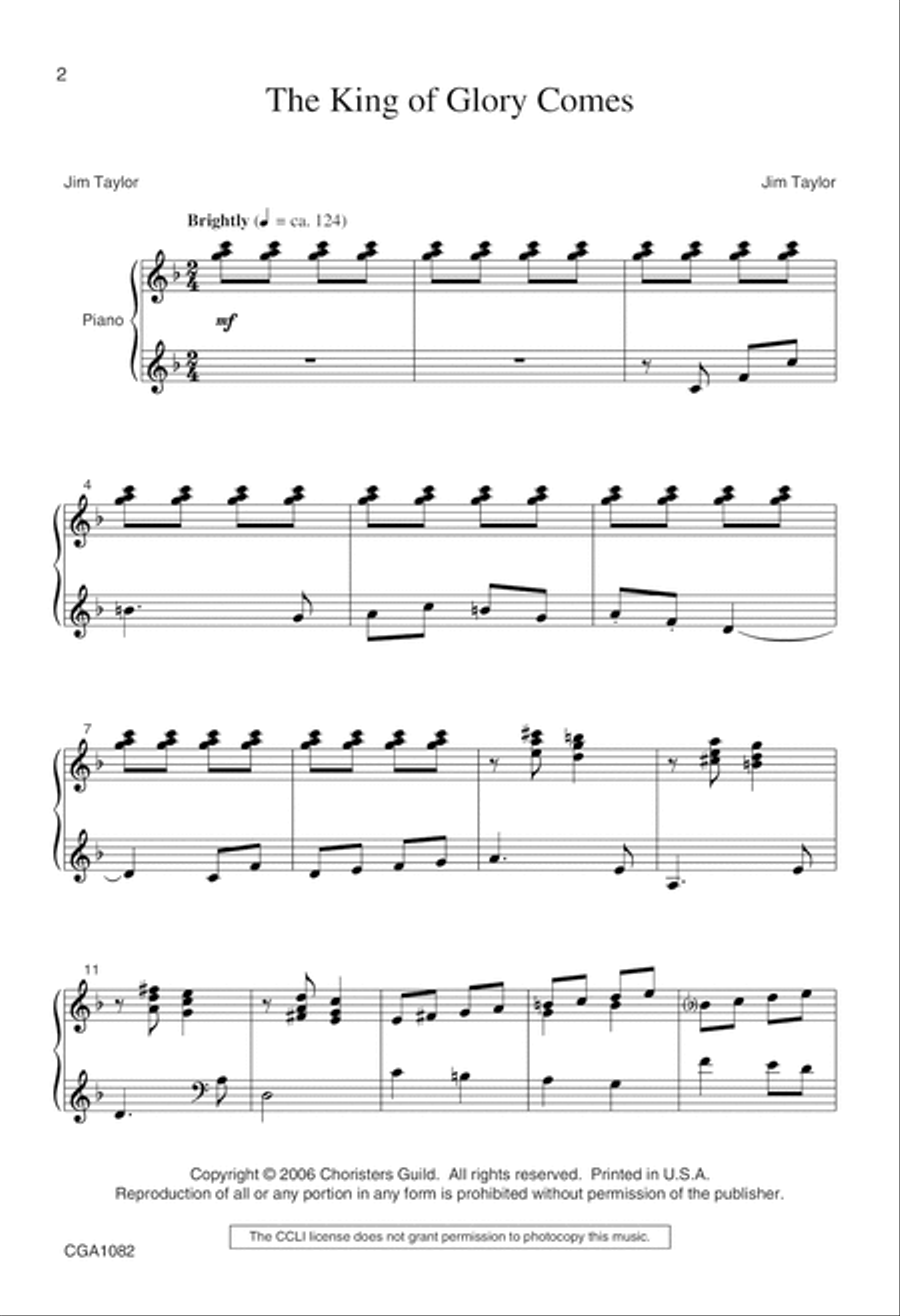 The King of Glory Comes The King of Glory Comes Choir scores gallery preview page 2