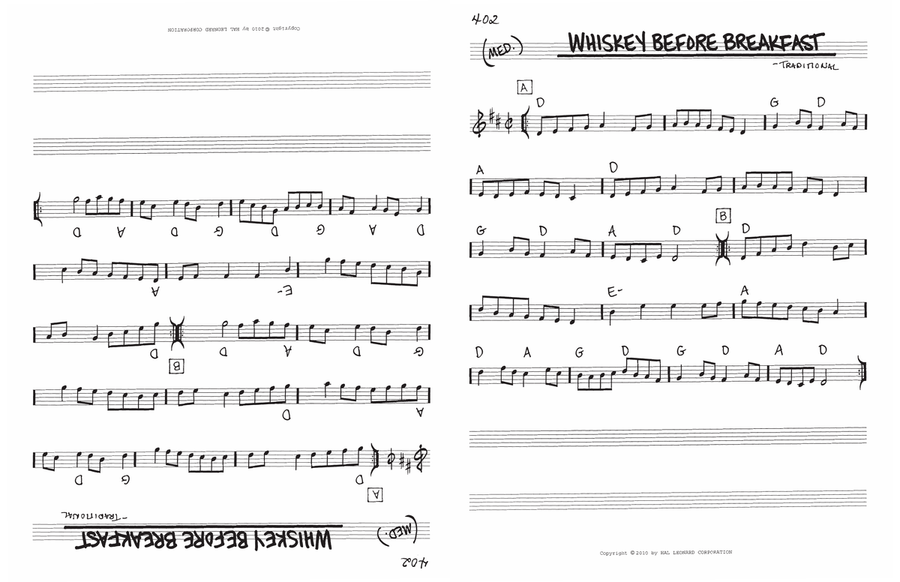 Whiskey Before Breakfast Voice scores gallery preview page 1