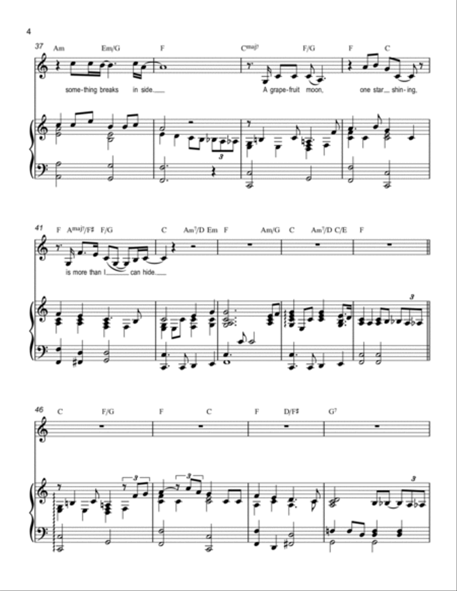 Grapefruit Moon Voice scores gallery preview page 4