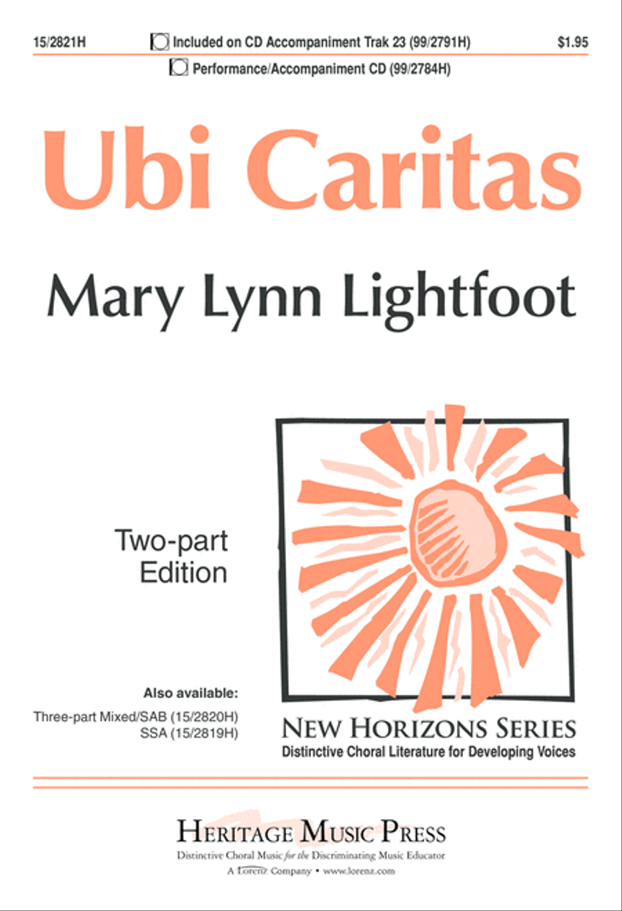 Ubi Caritas 2-Part scores gallery preview page 2