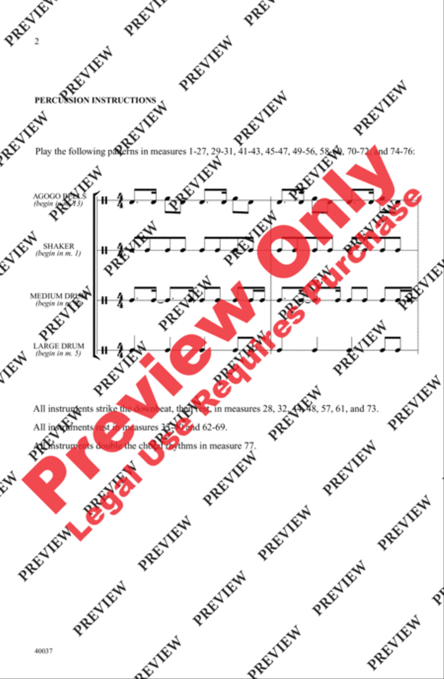Aya Ngena 4-Part scores gallery preview page 2