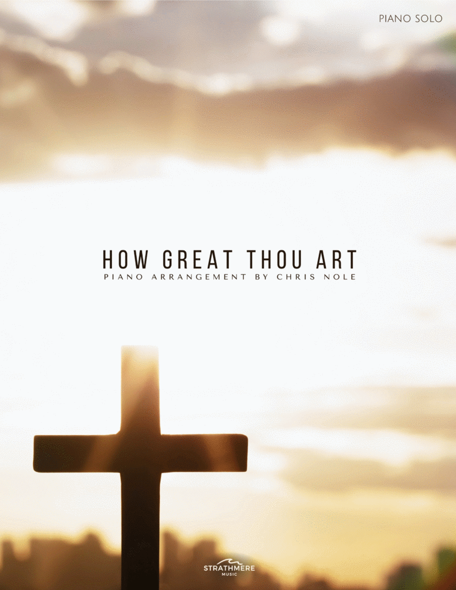 How Great Thou Art Piano Solo scores gallery preview page 1