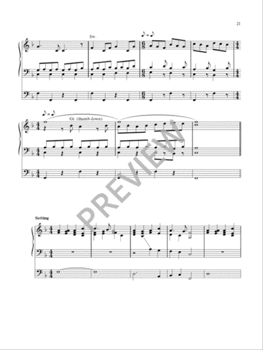 Hymn Harmonizations for Organ - Volume 2 Organ scores gallery preview page 22