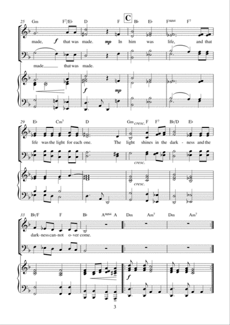 The Word became Flesh 4-Part scores gallery preview page 5