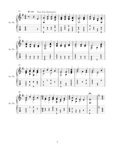 Ten Carols for Guitar