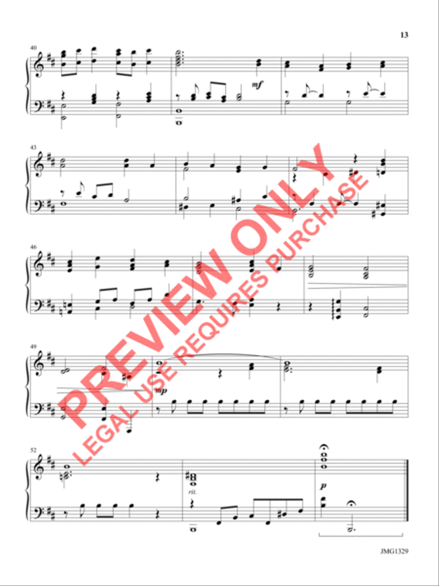 Portraits of the Passion Piano Solo scores gallery preview page 12
