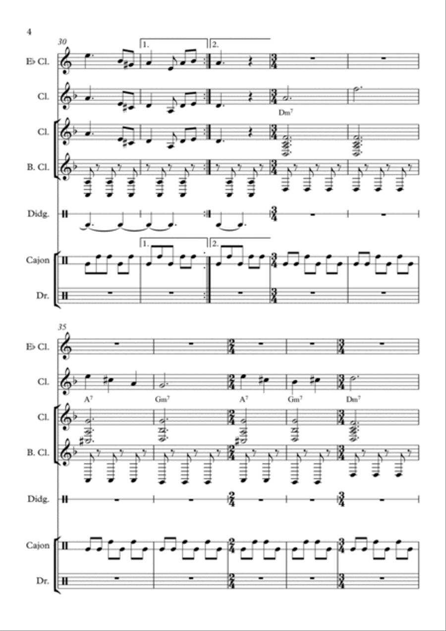Eu não sei Piano scores gallery preview page 4