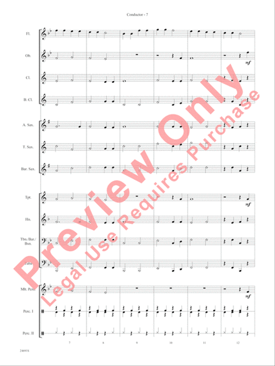 Belwin Very Beginning Band Kit #2 Concert Band scores gallery preview page 10