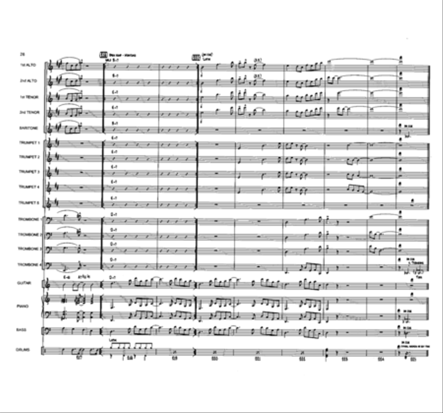 Northern Encounter Jazz Ensemble scores gallery preview page 29