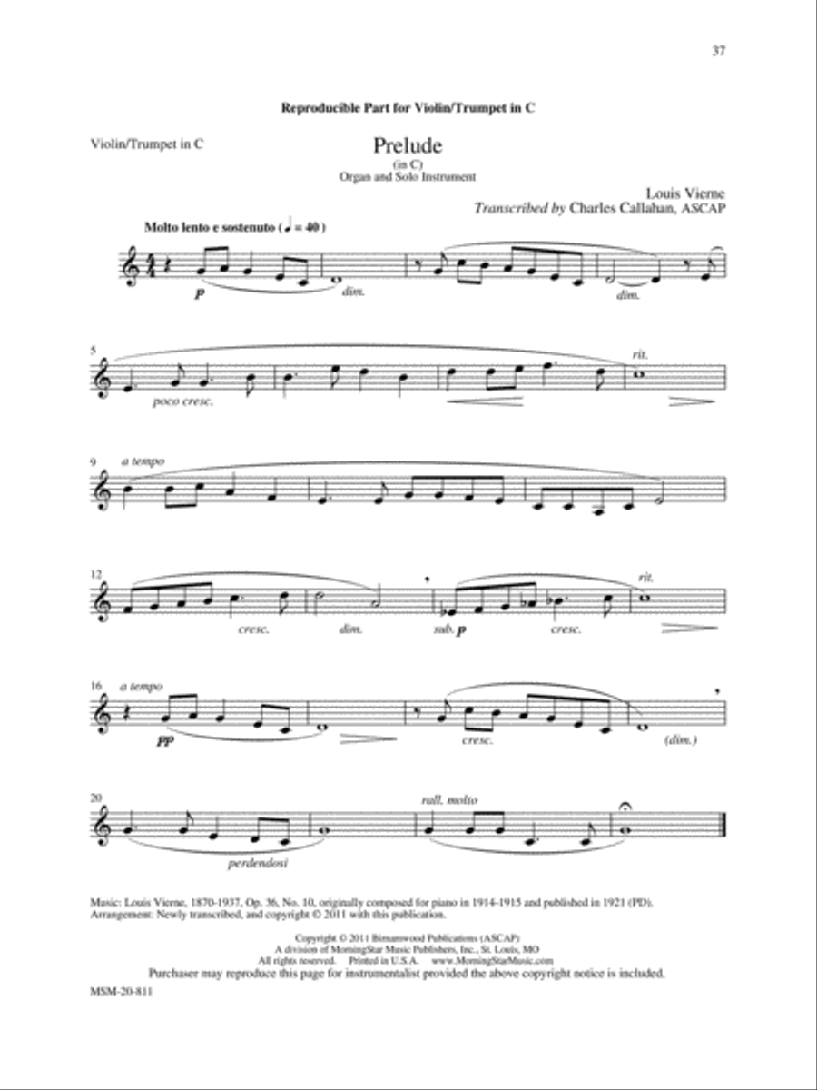 Prelude (in C) Prelude (in C) Organ scores gallery preview page 4