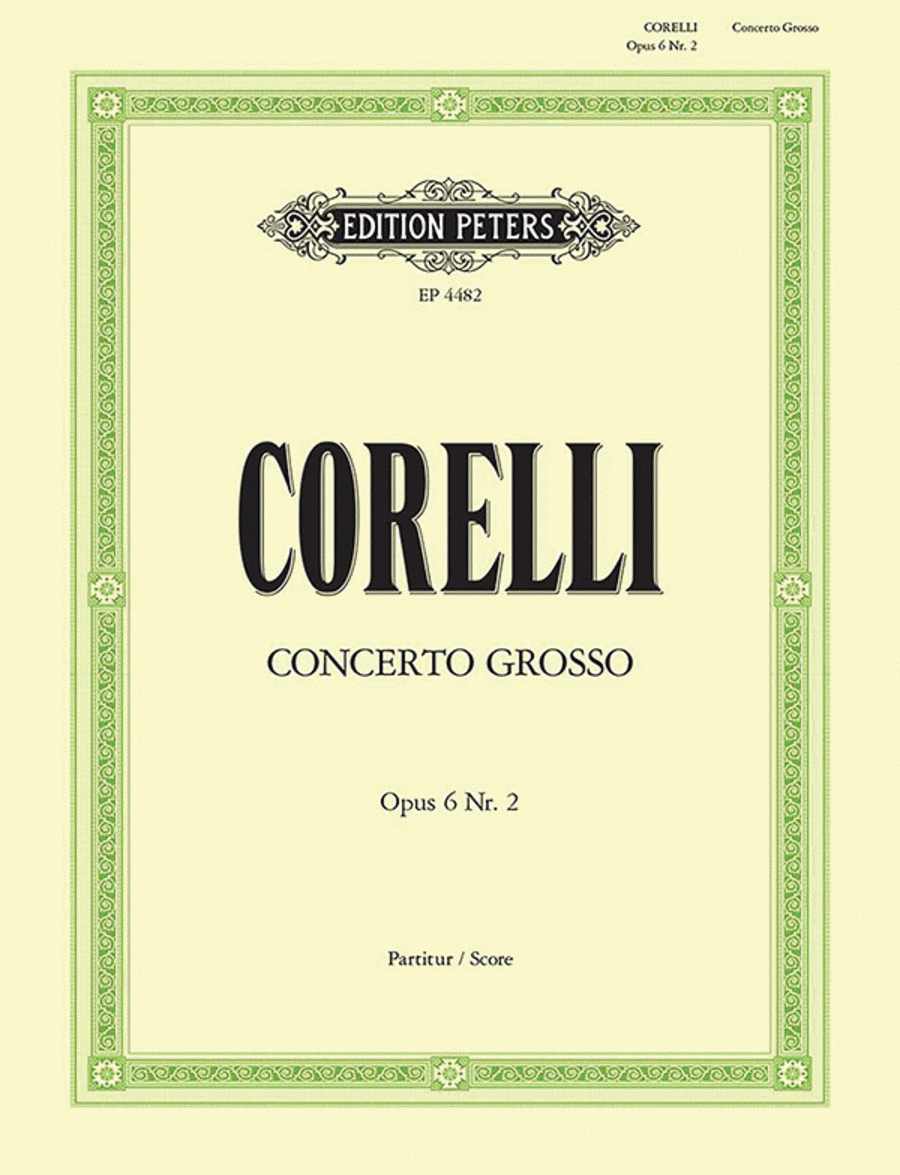 Concerto Grosso Op. 6 No. 2 in F