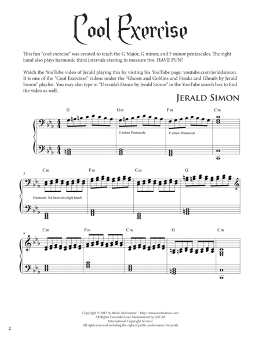 Dracula's Dance Piano Method scores gallery preview page 3