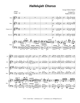 Hallelujah Chorus (Woodwind Quartet and Piano)
